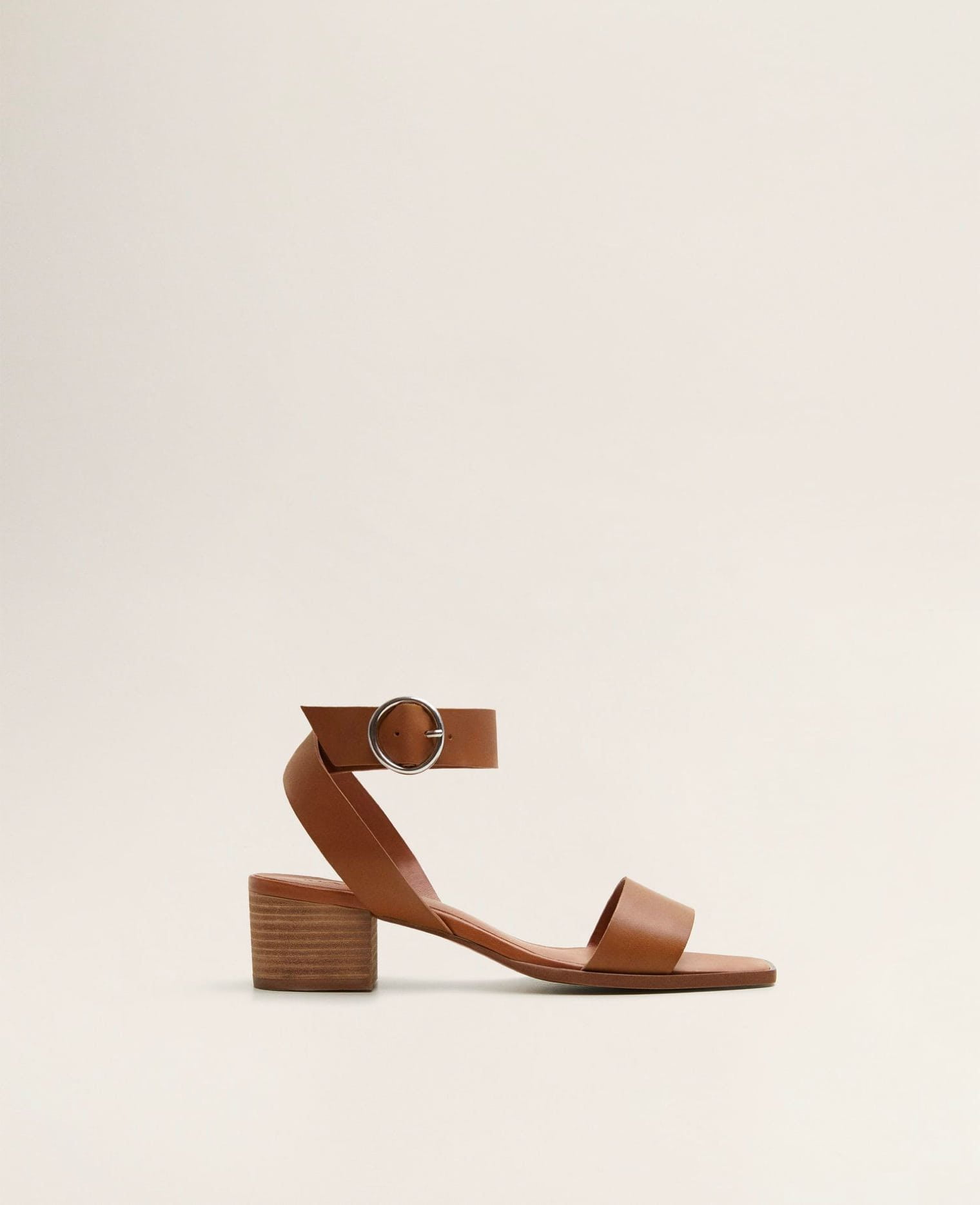 Studded leather clog