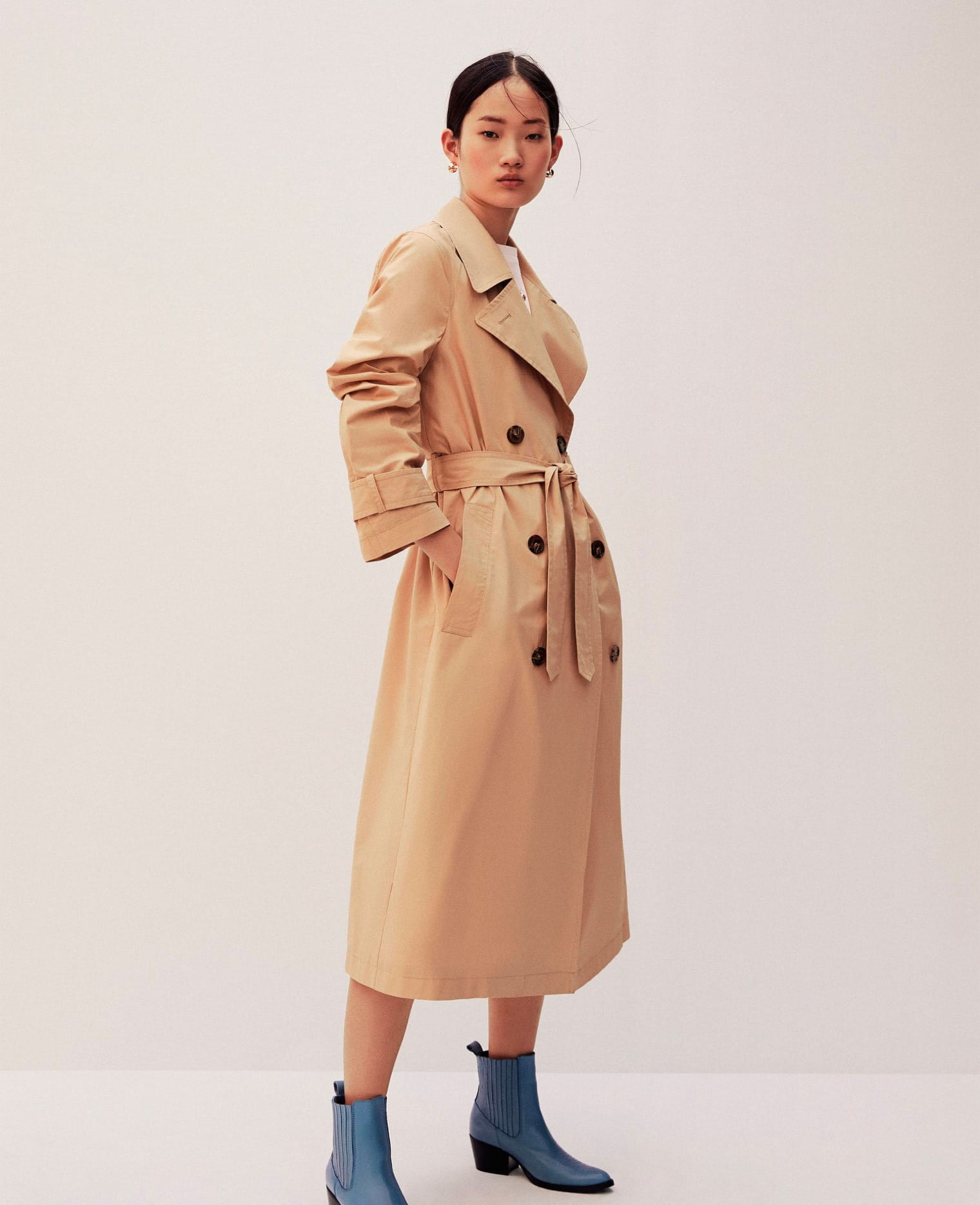 Leather cowboy ankle boots